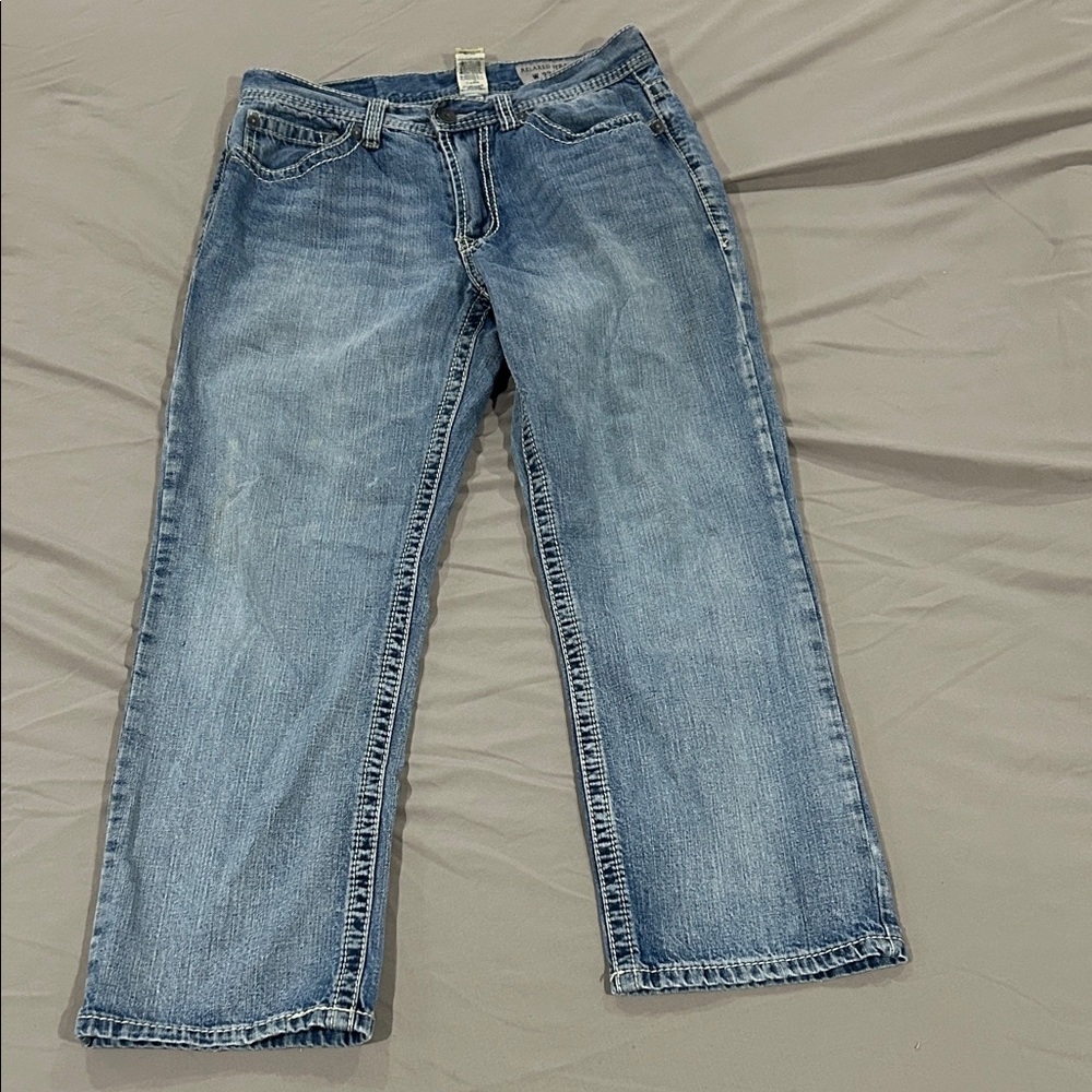 Mens thick stitch stylish Jeans